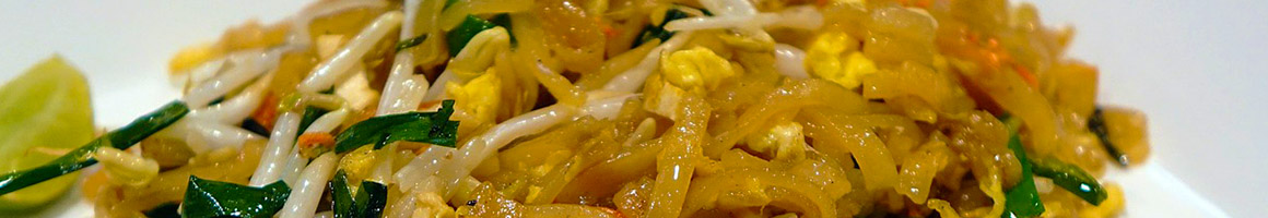Eating Chinese Thai at TUK TUK THAI restaurant in Fort Worth, TX.